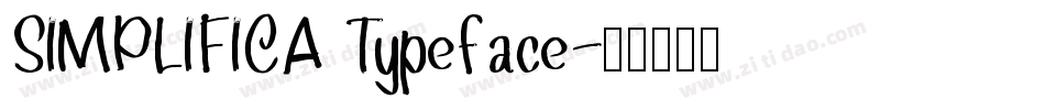 SIMPLIFICA Typeface字体转换